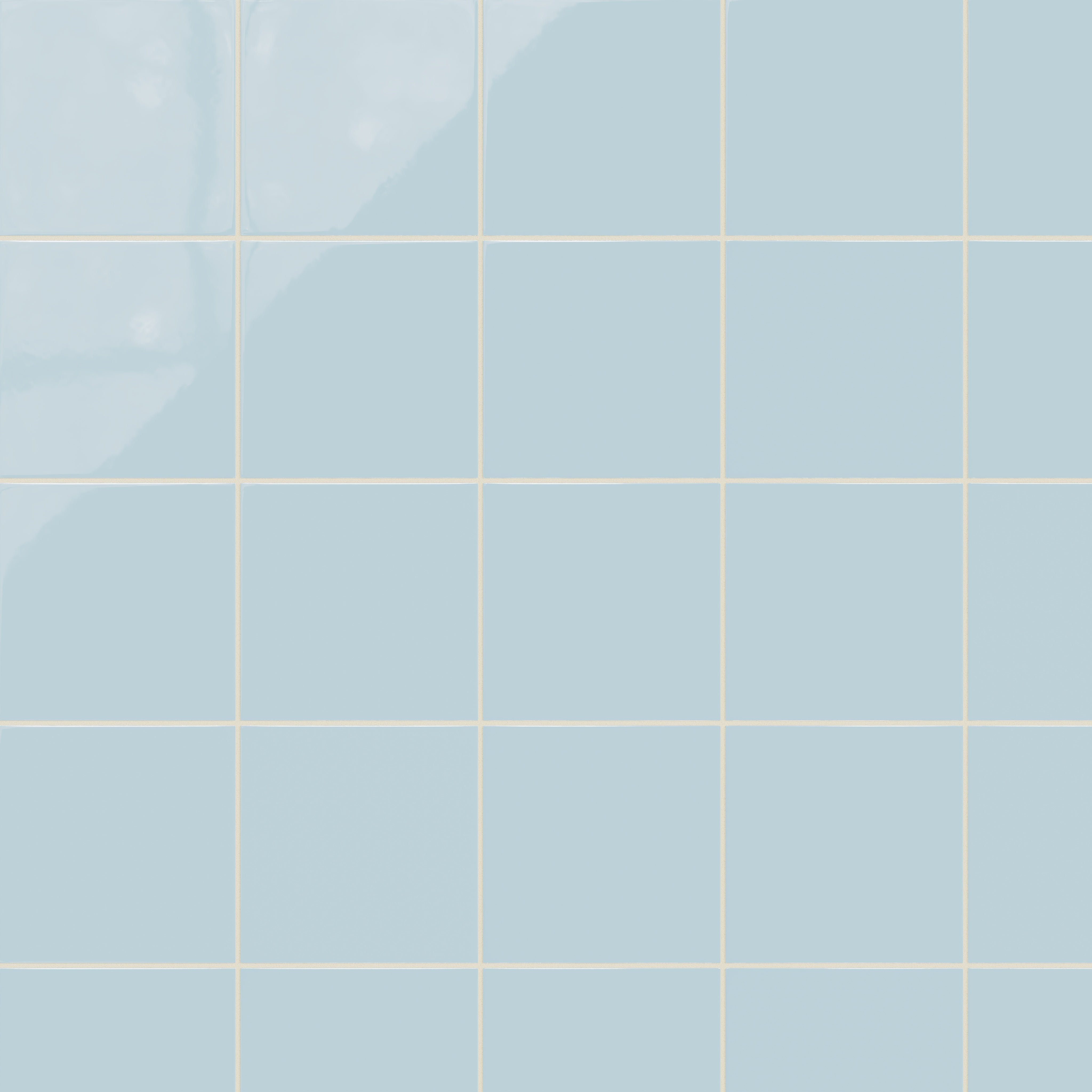 8x8 Natural Press Ceramic Tile in Egyptian Blue Gloss