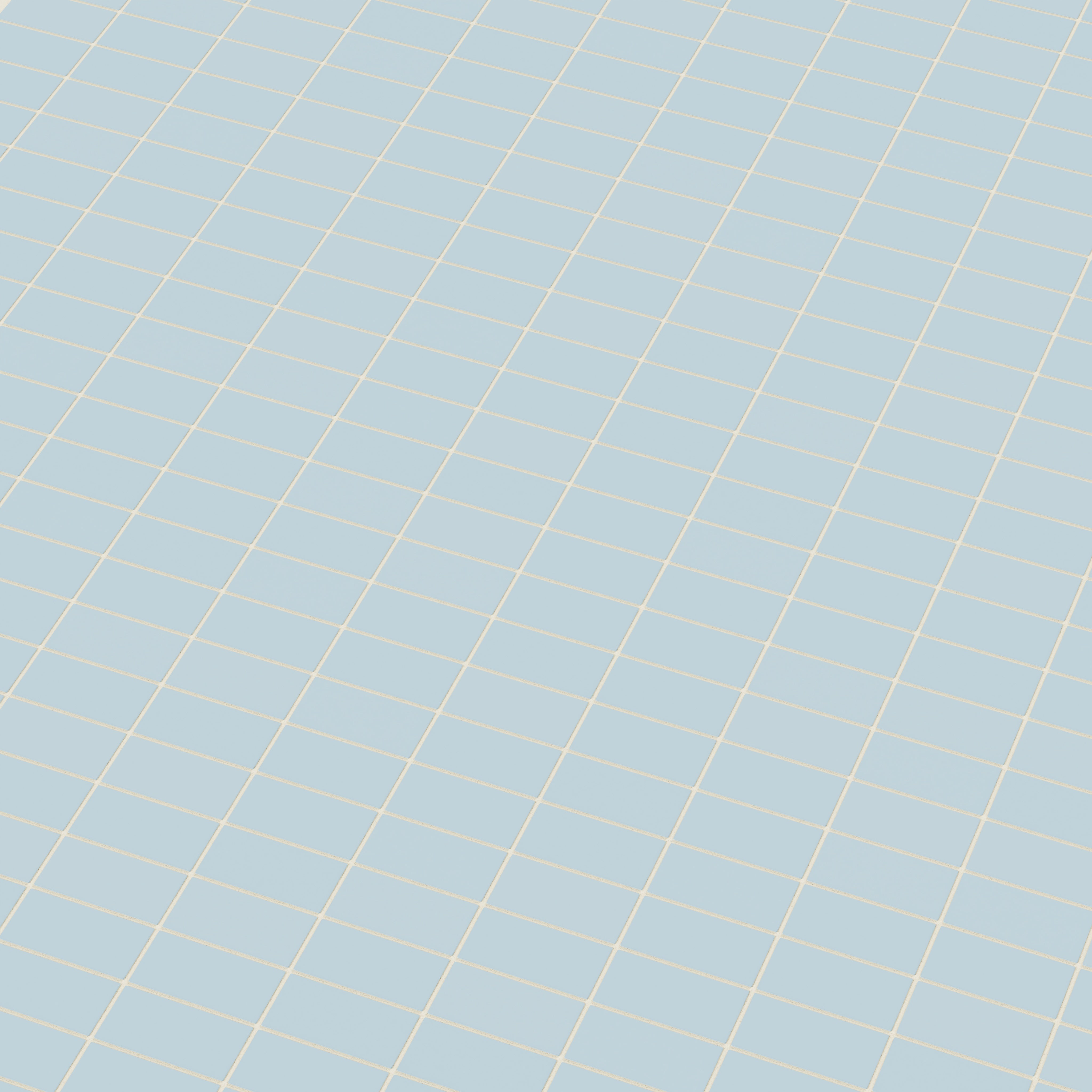 2x4 Straight Set Sheeted Natural Press Ceramic Mosaic Tile in Egyptian Blue Matte