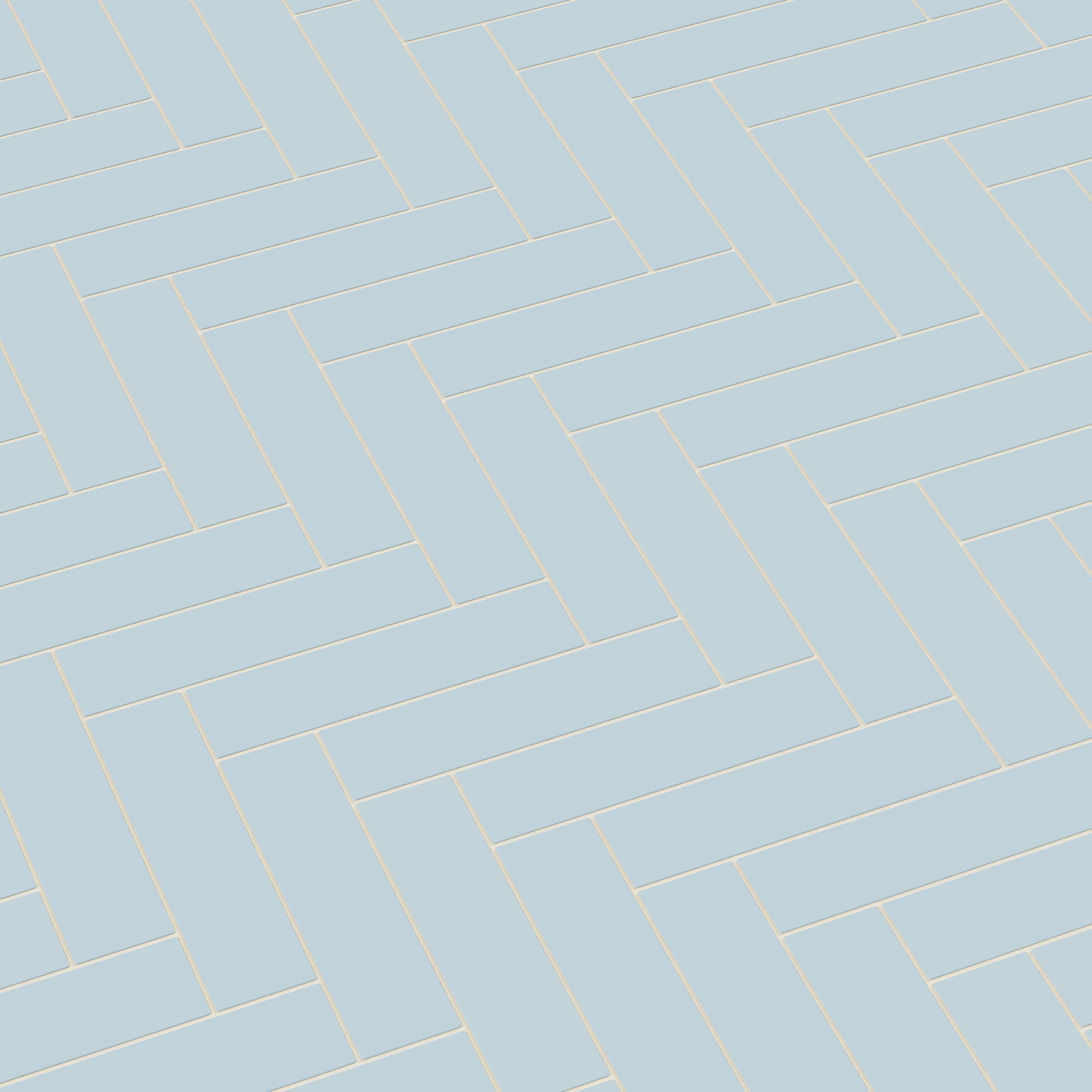 3x12 Natural Press Ceramic Tile in Egyptian Blue Matte