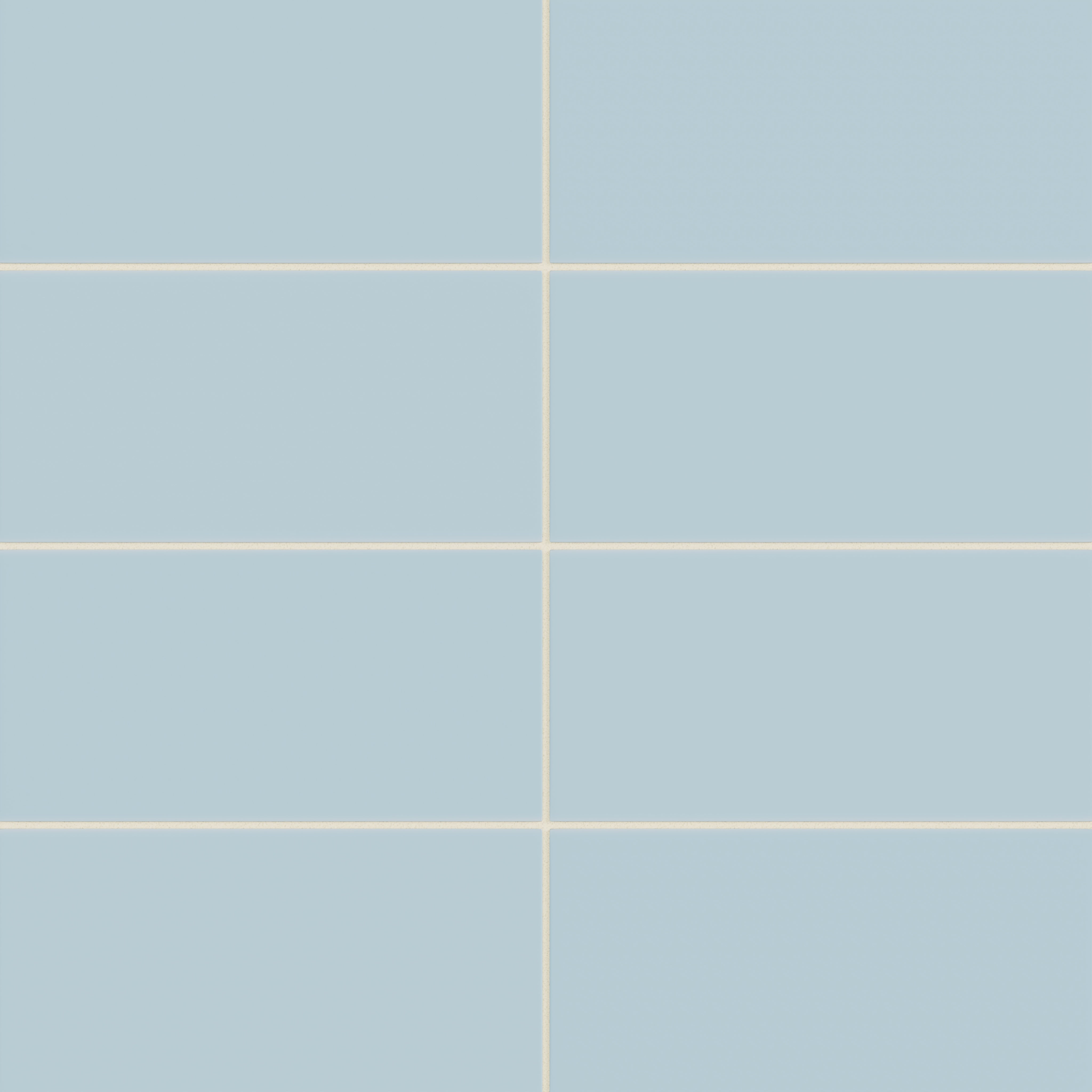 6x12 Natural Press Ceramic Tile in Egyptian Blue Matte