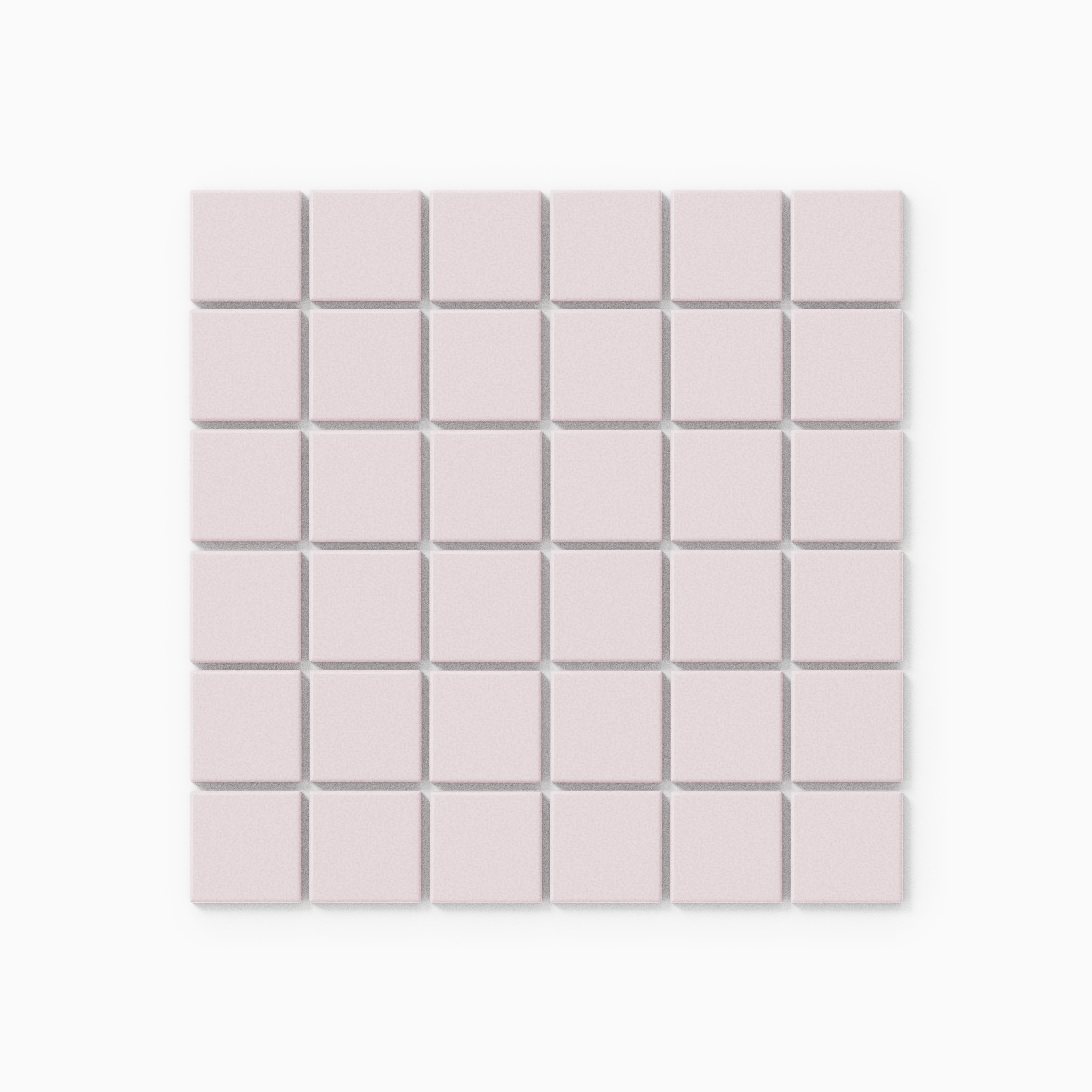 2x2 Straight Set Sheeted Original Ceramic Mosaic Tile in Evening Glow Gloss