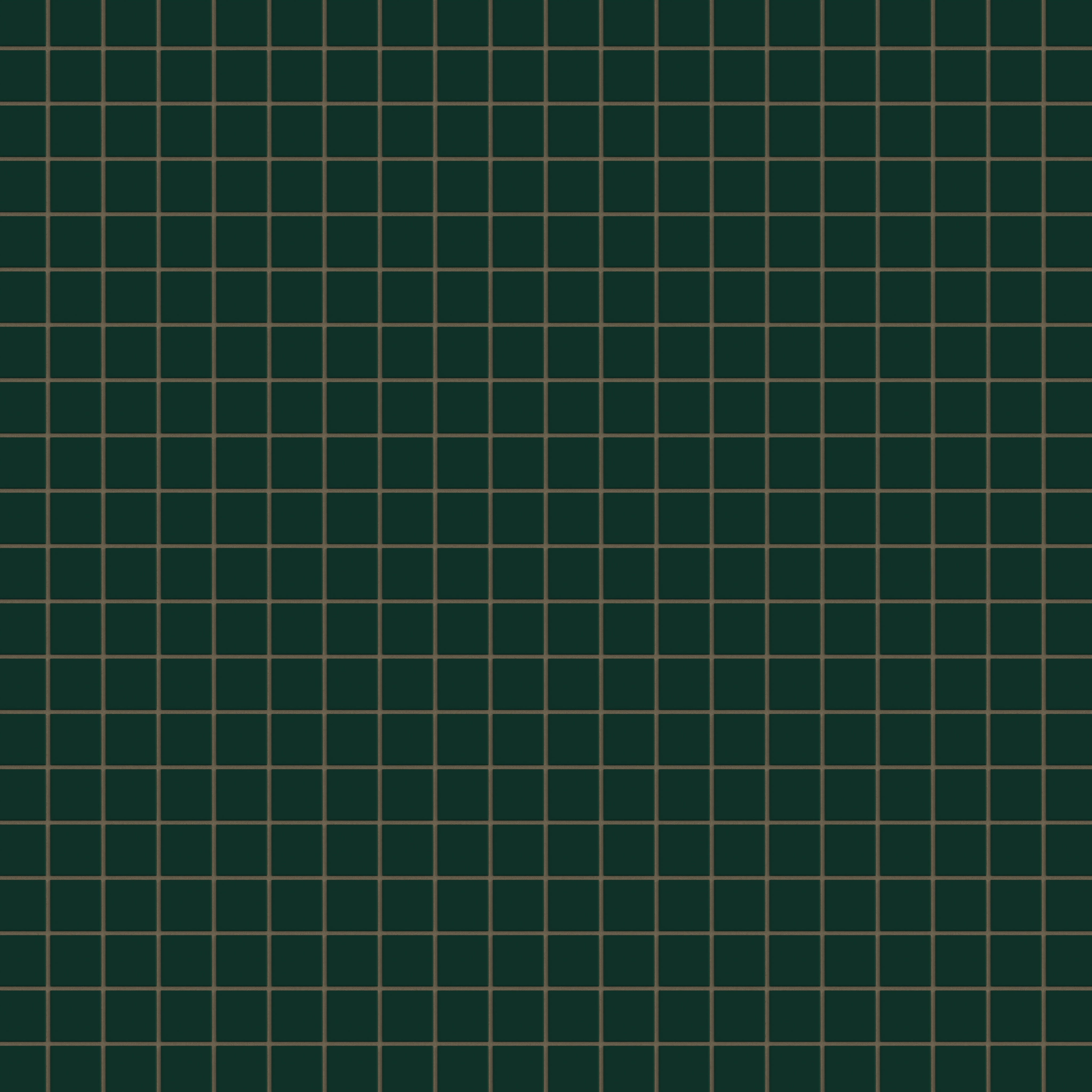 2x2 Straight Set Sheeted Original Ceramic Mosaic Tile in Evergreen Matte