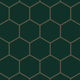 6" Hexagon Original Ceramic Tile in Evergreen Matte