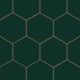 8" Hexagon Original Ceramic Tile in Evergreen Matte