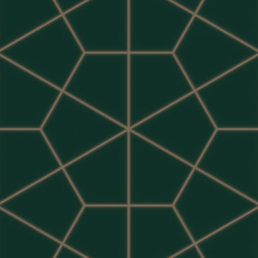 Hexite Original Ceramic Tile in Evergreen Matte