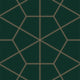 Hexite Original Ceramic Tile in Evergreen Matte
