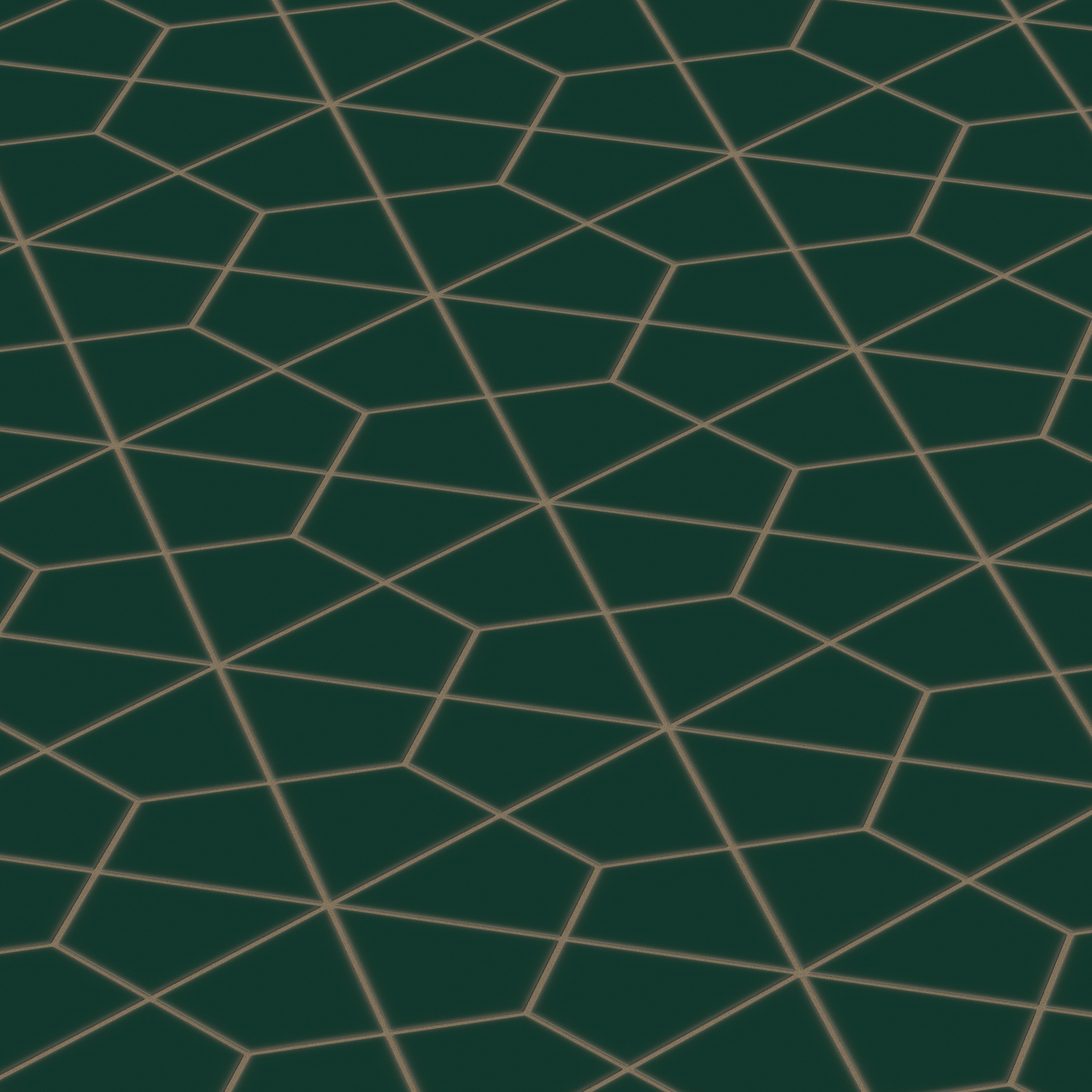 Hexite Original Ceramic Tile in Evergreen Matte