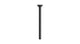 Emerson 12" Straight Shower Arm with Flange in Blackened Nickel