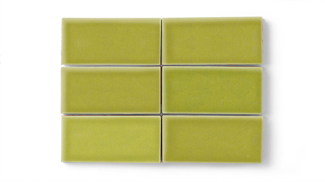 3x6 Original Ceramic Tile in Palm Tree Gloss