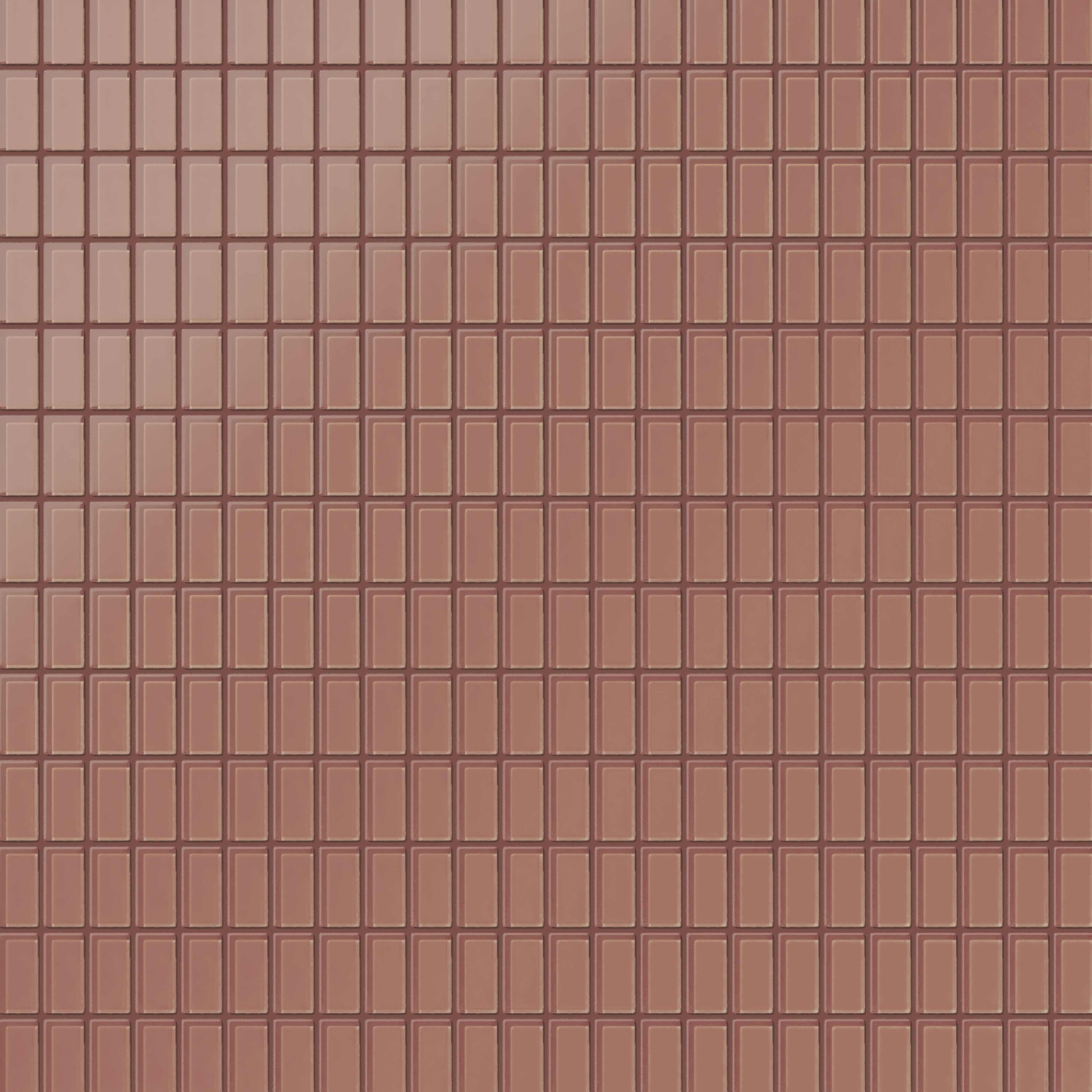 1x2 Straight Set Sheeted Glass Mosaic Tile in Flicker Matte