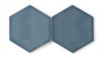 8" Hexagon Original Ceramic Tile in Nautical Gloss