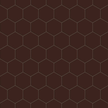 4" Hexagon Original Ceramic Tile in Garnet Matte