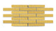 1x6 Half Offset Sheeted Original Ceramic Mosaic Tile in Haystack Gloss