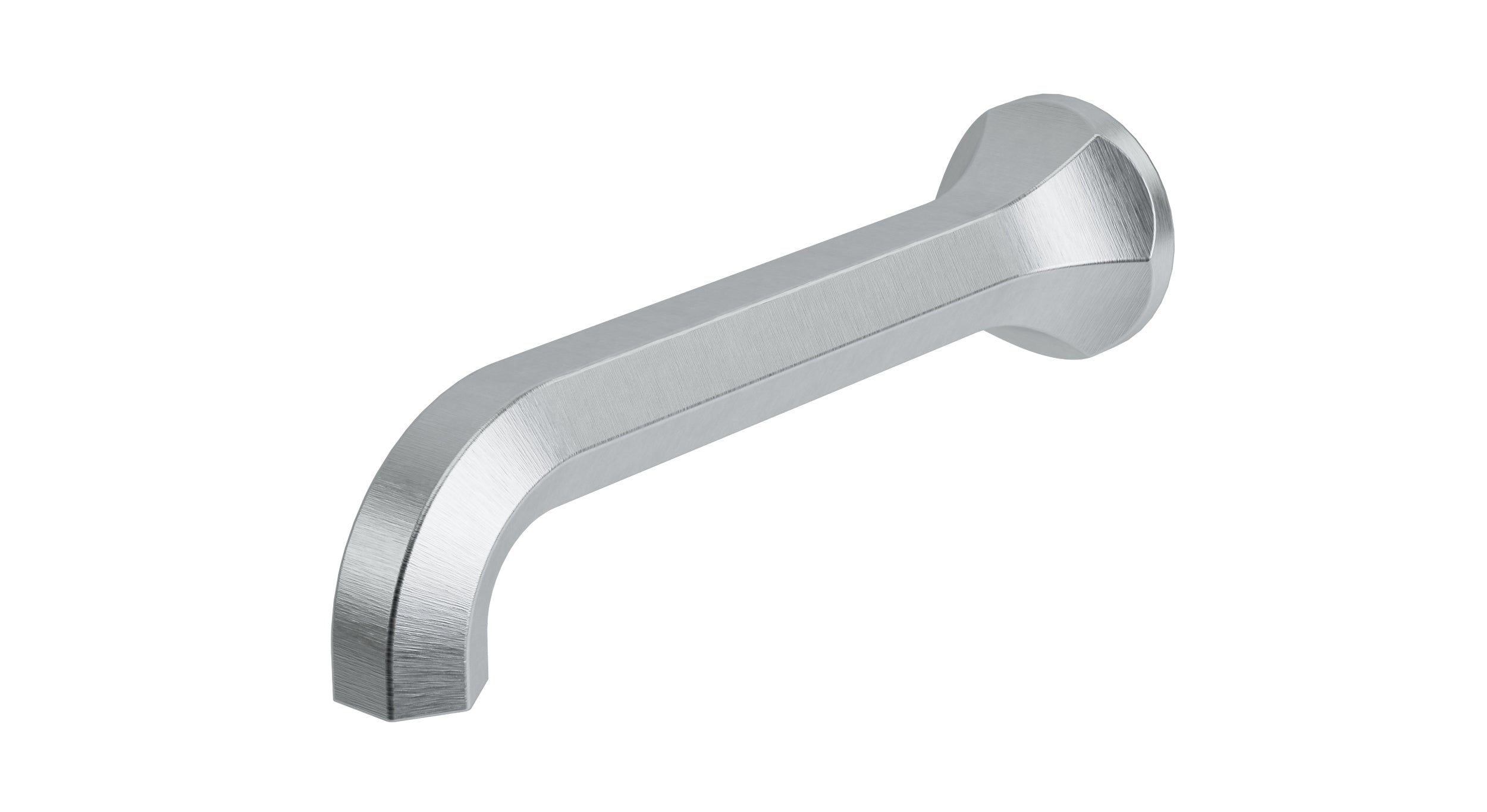 Emerson Wall Mount 8.25" Classic Spout in Satin Chrome