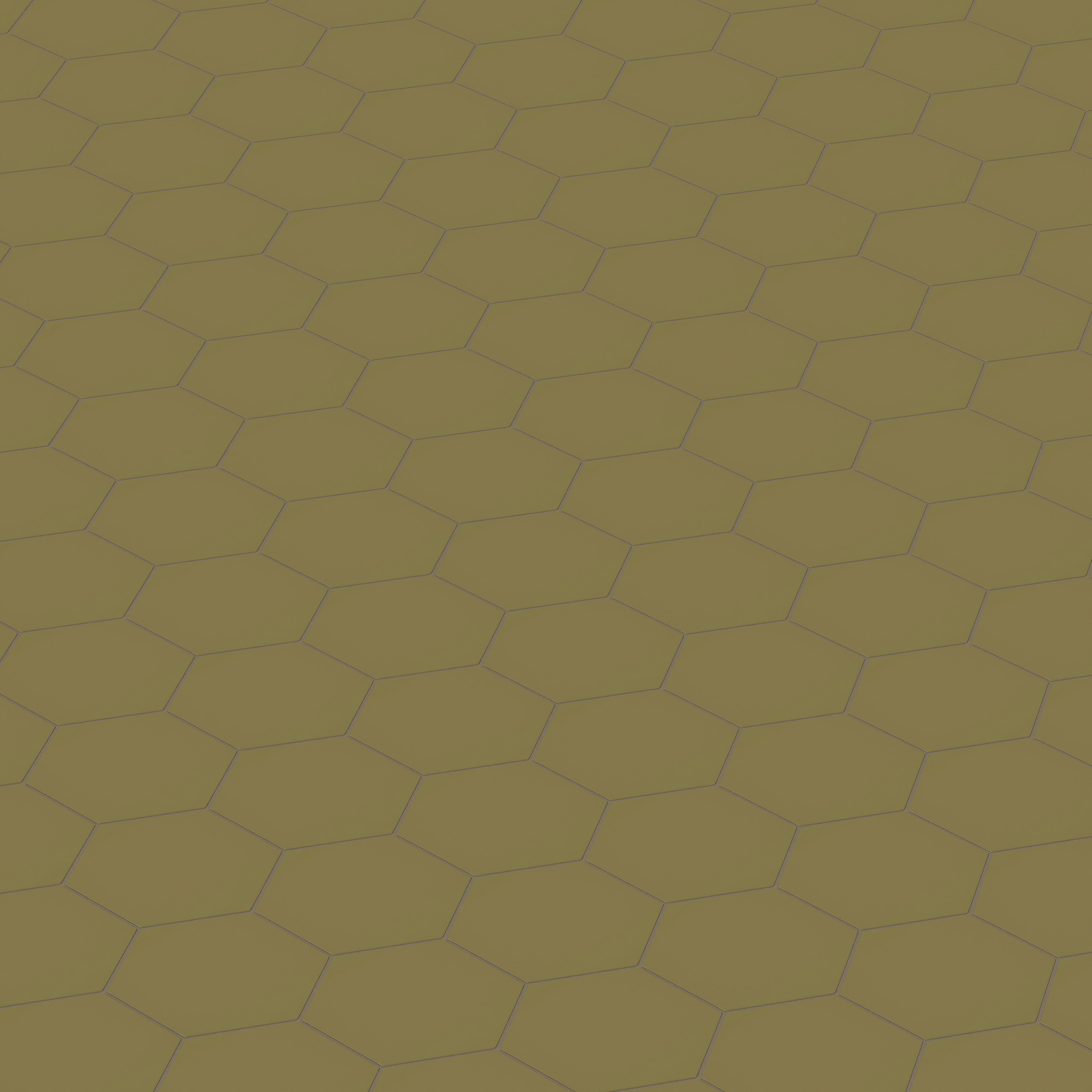 8" Hexagon Natural Press Ceramic Tile in Sap Green Matte