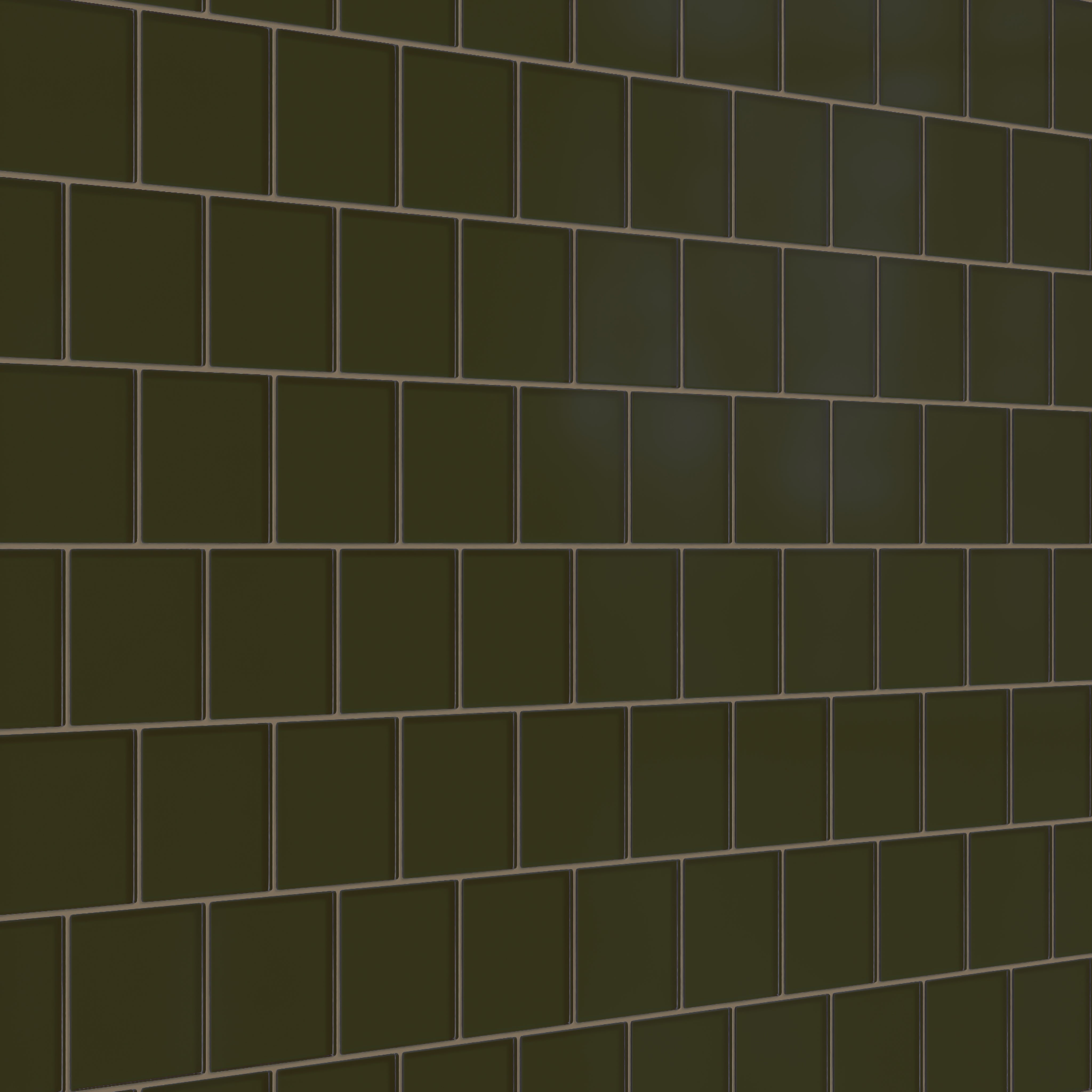 4x4 Glass Tile in Catbird Matte