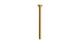 Emerson 12" Straight Shower Arm with Flange in French Brass