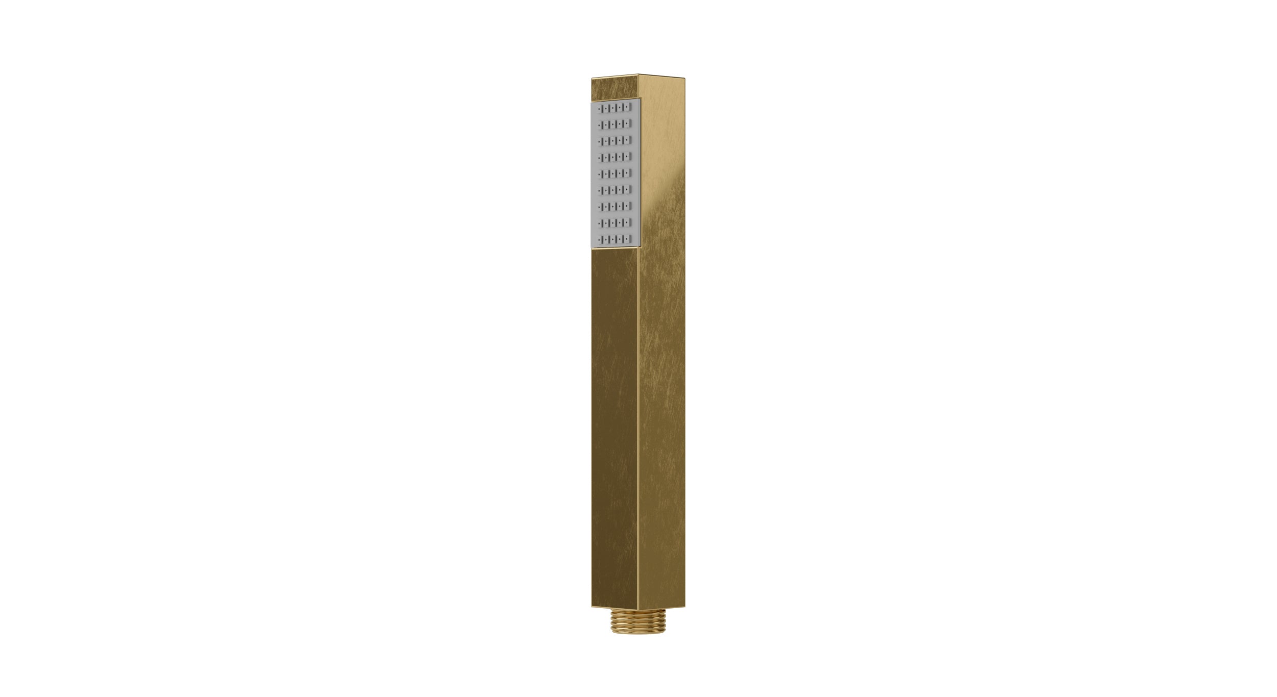 Flatiron Hand Shower in Uncoated Polished Brass