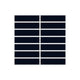1x4 Straight Set Sheeted Original Ceramic Mosaic Tile in Navy Blue Matte