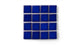 2x2 Straight Set Sheeted Original Ceramic Mosaic Tile in Azul Gloss