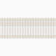 1x1, 1x4 Channel Stripe Border Sheeted Original Ceramic Tile in Linen Matte