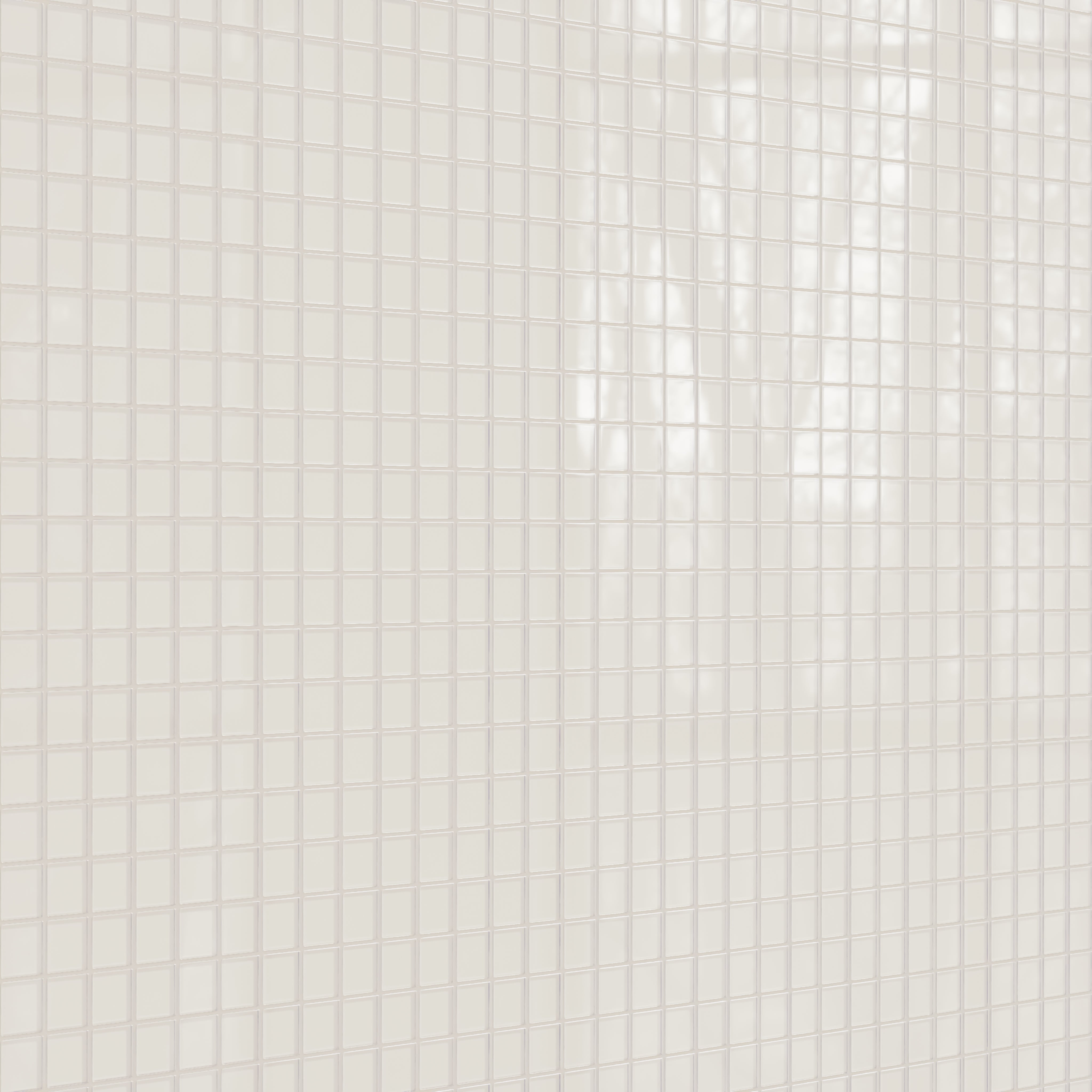 2x2 Straight Set Sheeted Glass Mosaic Tile in Dove Gloss