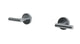 Contour Two Handle Wall Mount Bath Trim with Soft Lever Handles in Satin Chrome