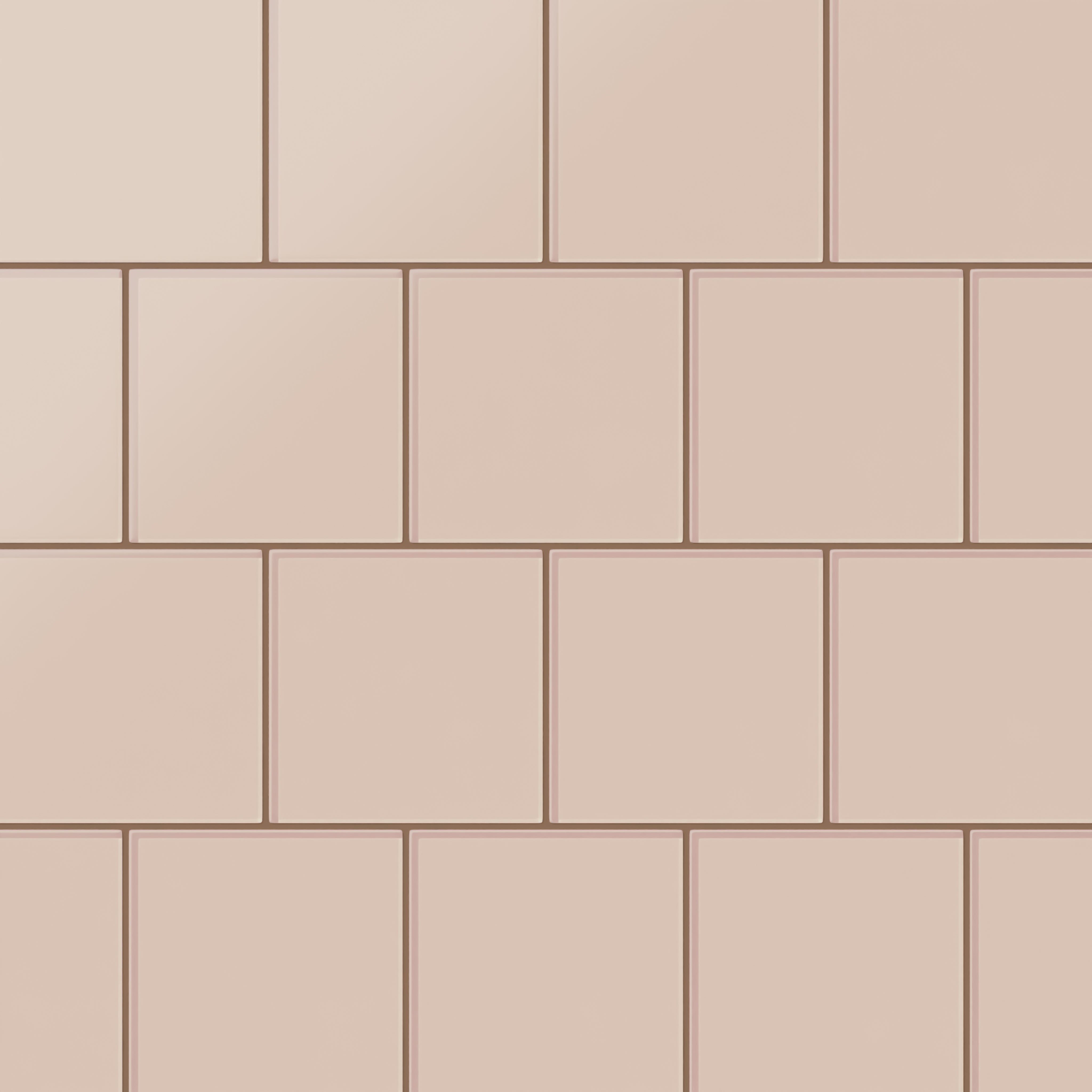 6x6 Glass Tile in Rosy Finch Matte