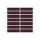 1x4 Straight Set Sheeted Original Ceramic Mosaic Tile in Redwood