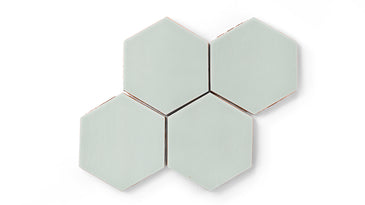 6" Hexagon Original Ceramic Tile in Salton Sea Gloss