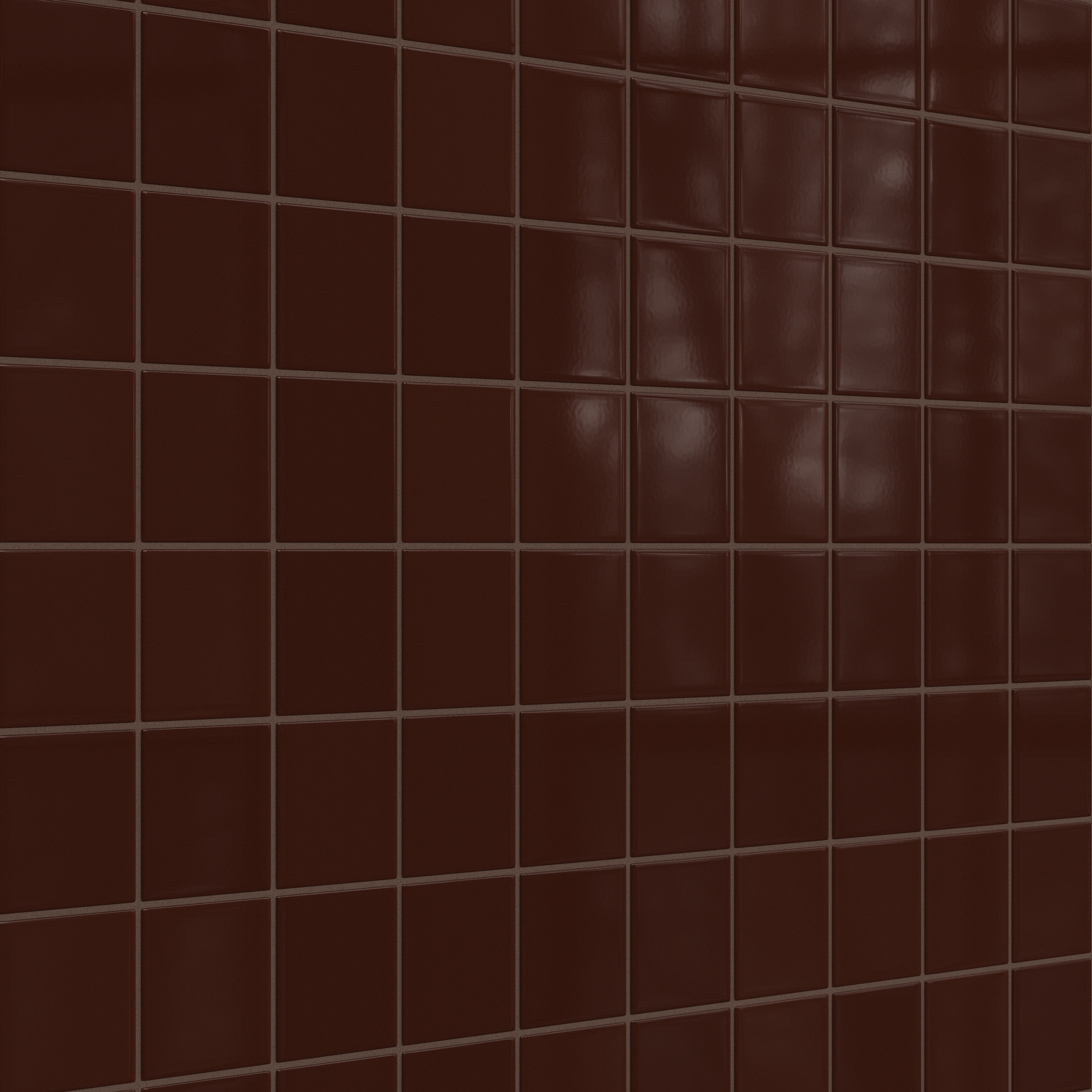 4x4 Original Ceramic Tile in Garnet Gloss