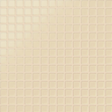 1x1 Straight Set Sheeted Glass Mosaic Tile in Chickadee Matte
