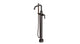 Flatiron One Handle Floor Mount Squaretop Bath Trim with Hand Shower and Linear Lever Handle in Antique Bronze