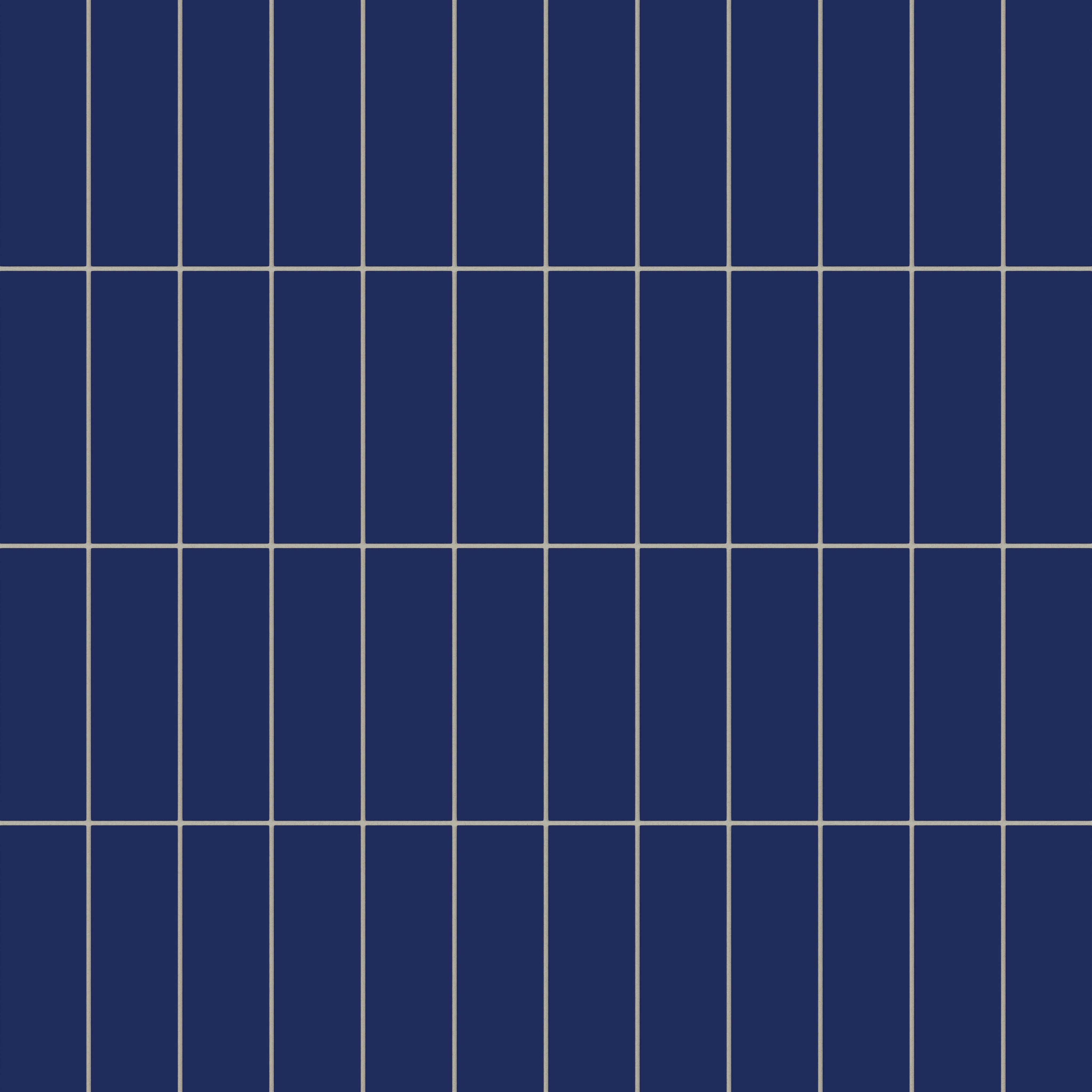 3x9 Natural Press Ceramic Tile in Ultramarine Matte