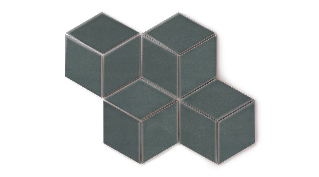 Tempest Large Diamond Gloss Original Ceramic Tile