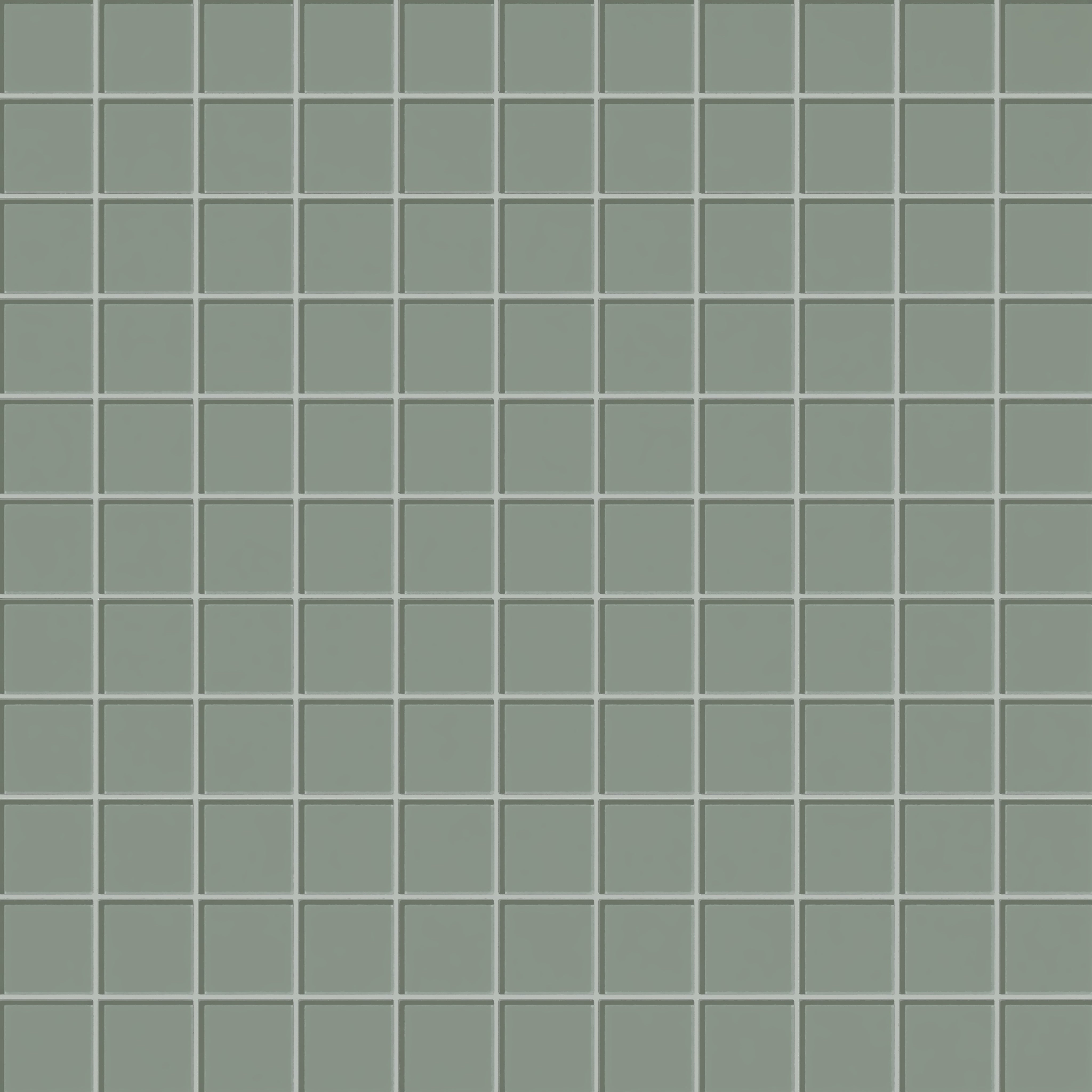 3x3 Straight Set Sheeted Glass Mosaic Tile in Hummingbird Gloss