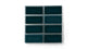 2x4 Straight Set Sheeted Original Ceramic Mosaic Tile in Caspian Sea Gloss
