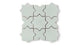 Mini Star & Cross Original Ceramic Tile in Salton Sea Gloss