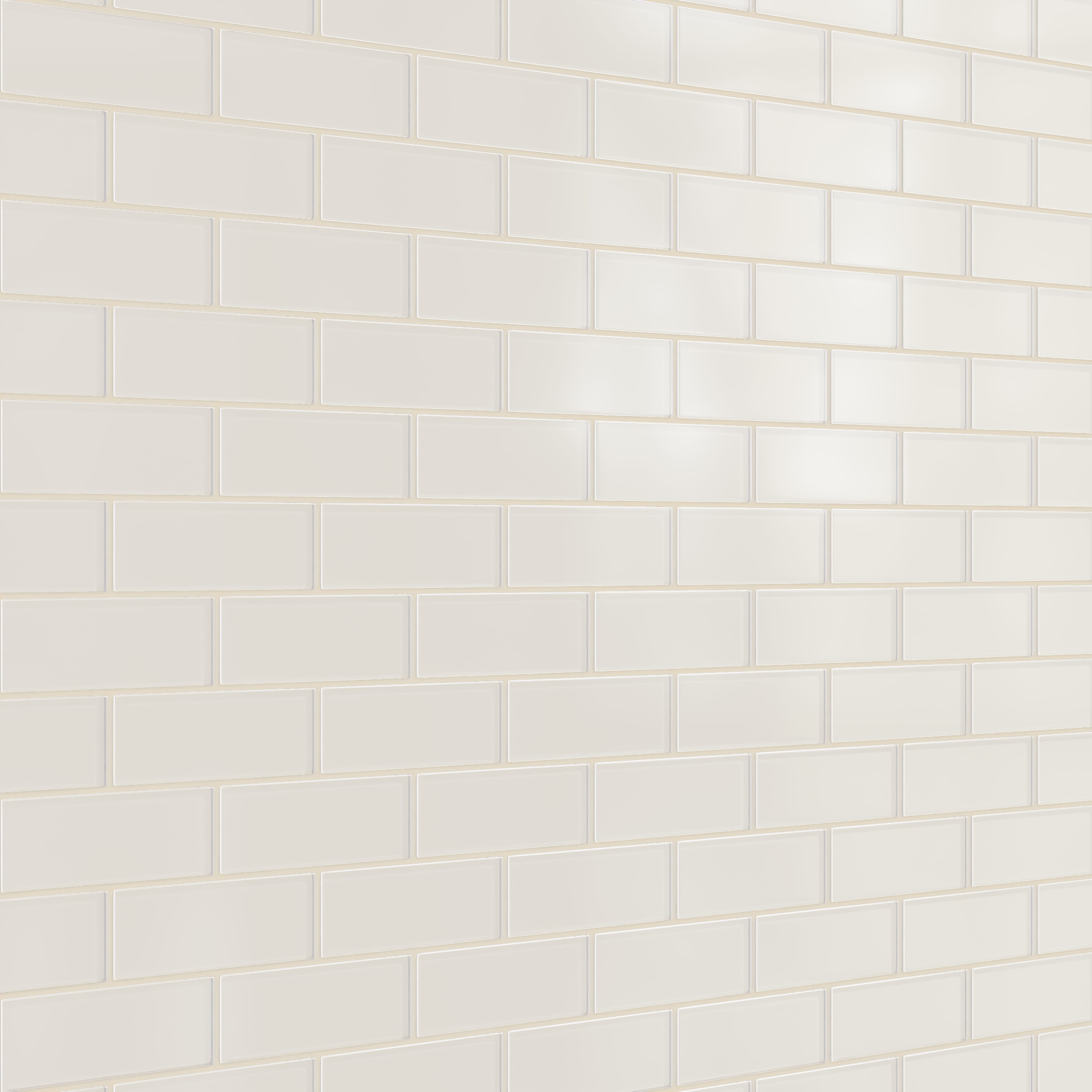 Factory Sale 2x6 Glass Tile in Dove Matte