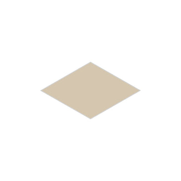 Large Diamond Original Ceramic Tile in Dolomite Gloss