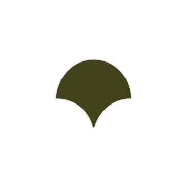 Ogee Drop Original Ceramic Tile in Lone Pine Matte