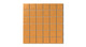2x2 Straight Set Sheeted Natural Press Ceramic Mosaic Tile in Yellow Ochre Matte
