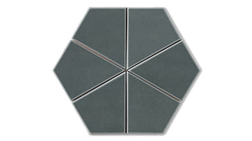Hexite Original Ceramic Tile in Tempest Gloss