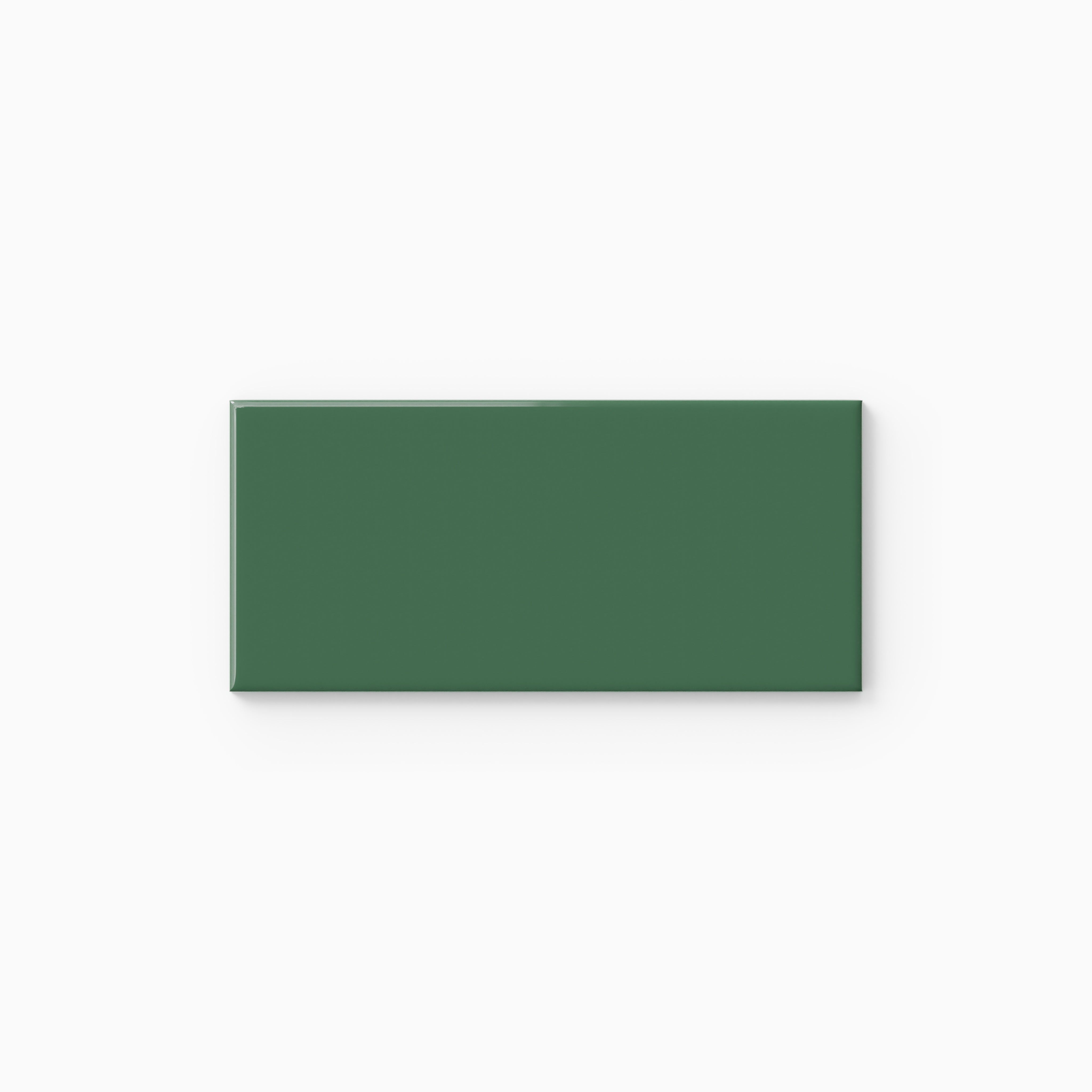 3x6 Natural Press Ceramic Tile in Viridian Gloss