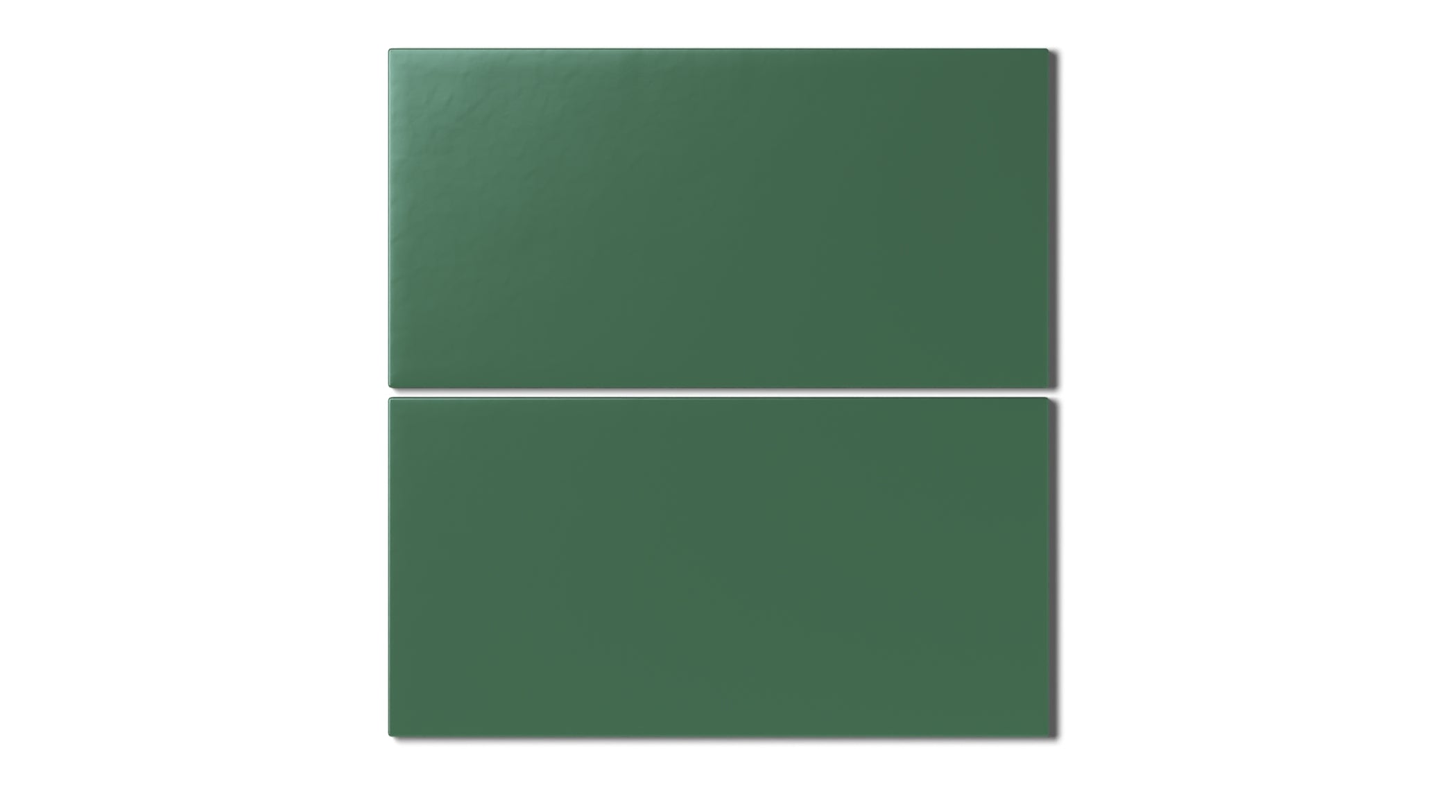 6x12 Natural Press Ceramic Tile in Viridian Matte