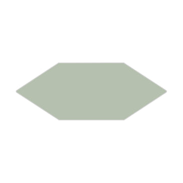 Picket Original Ceramic Tile in Rosemary Matte