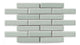 1x4 Half Offset Sheeted Original Ceramic Mosaic Tile in Overcast Gloss
