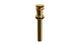 Lavatory Faucet Soft Touch Drain with Overflow in Satin Brass