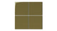 6x6 Natural Press Ceramic Tile in Sap Green Gloss