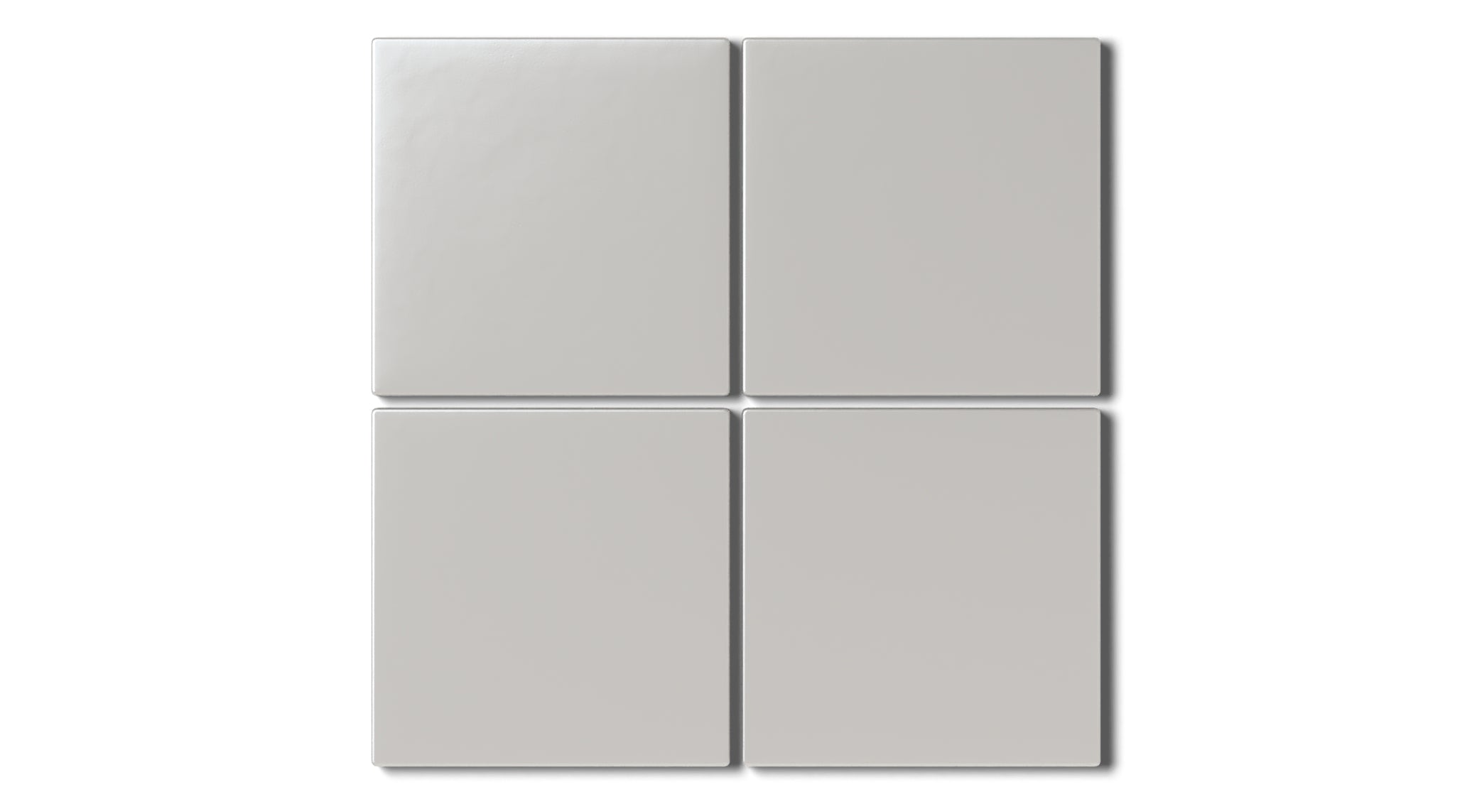 Titanium Grey 4x4 Matte Natural Press Ceramic Tile - Fireclay Tile